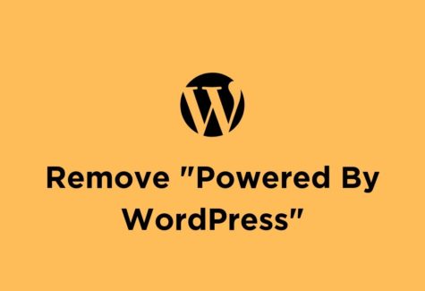 remove-powered-by-wordpress-text